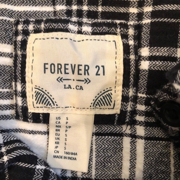 Forever 21 Size Small Flannel Style Shirt - Picture 4 of 5